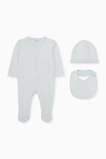 Logo 3-piece Set in Cotton