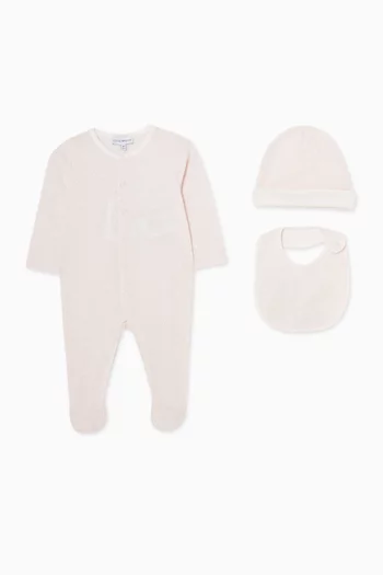 Logo 3-piece Set in Cotton