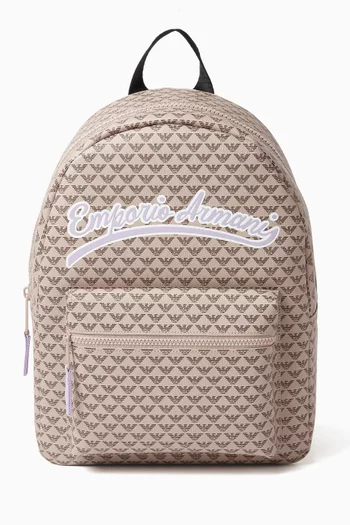 Logo Backpack in Canvas