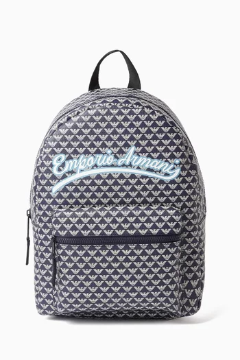 Logo Backpack in Canvas
