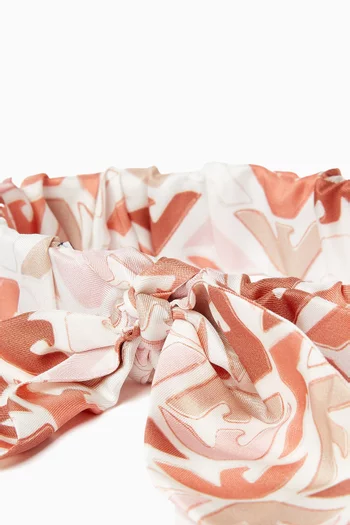 طوق رأس بطبعة حرير