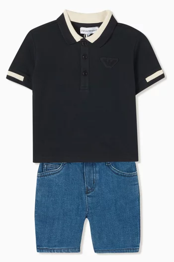 شورت دينم بطبعة