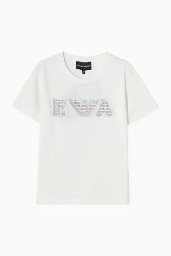 Logo Fantasy T-shirt in Cotton