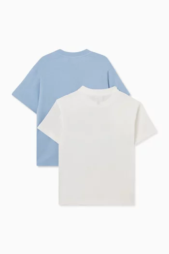 Printed T-shirt in Cotton, Set of 2