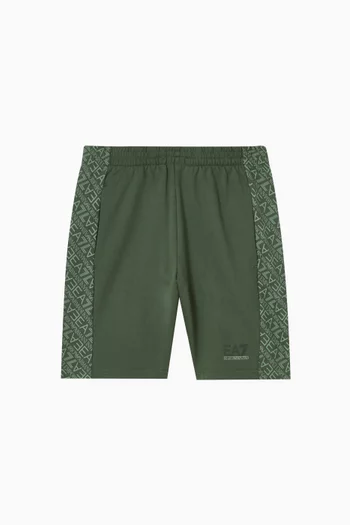 EA7 Monogram Shorts