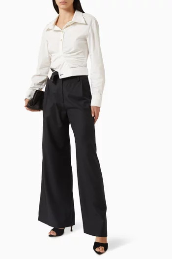 Nyx Wide-leg Pants in Wool