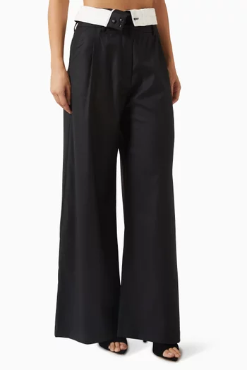 Nyx Wide-leg Pants in Wool