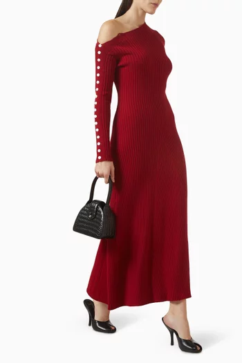 Noah Asymmetric Dress in Cotton