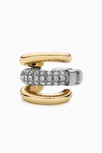 Maye Single Ear Cuff in 12kt Gold-plated Brass