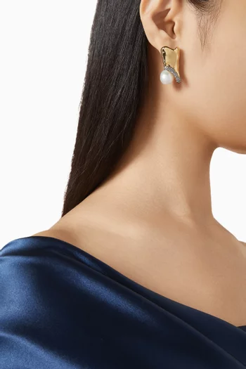 أقراط سبنسر نحاس مطلي ذهب عيار 12‏