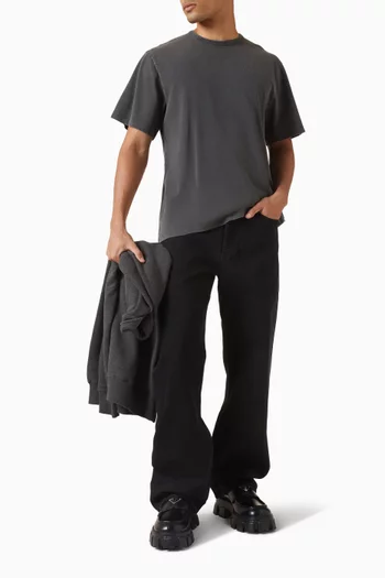 تي شيرت اوك بلون باهت قطن عضوي