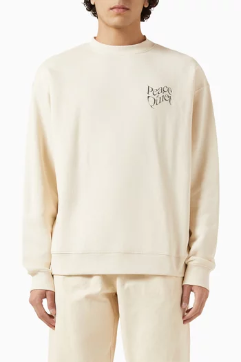Warped Sweatshirt in Cotton