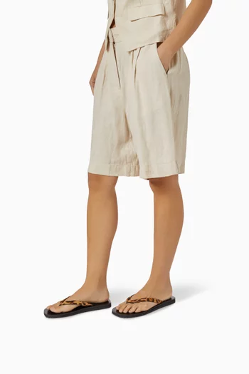 Xeo Flip-flops in Pony Hair