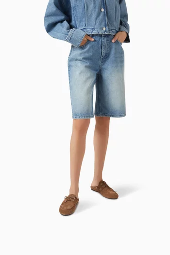 Beau Loafer Mules in Suede