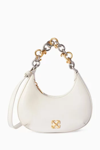 Hemisphere Shoulder Bag in Leather