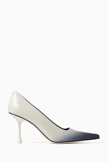 Ixia 80 Sprayed Pumps in Leather