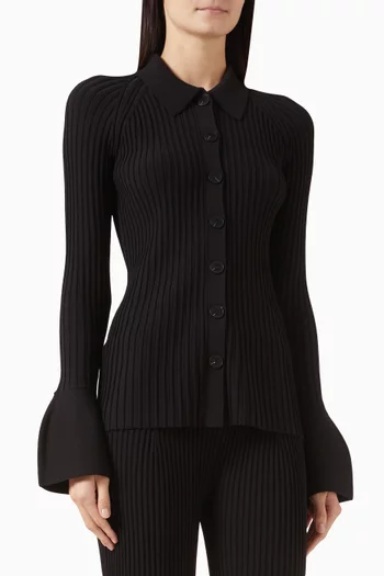 Olena Rib-knit Top