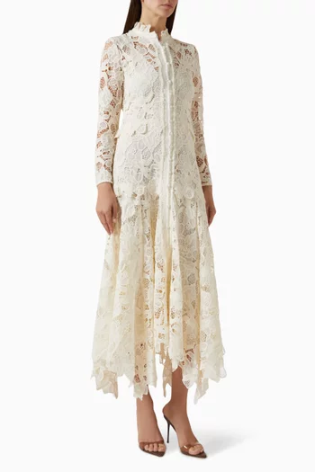 فستان كاميلا بحافة غير متماثلة