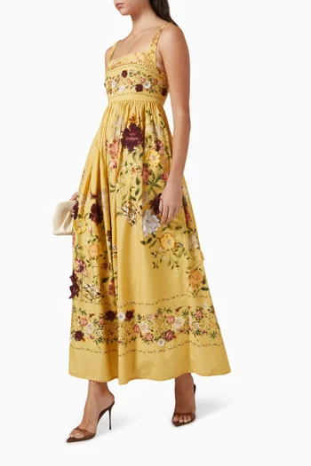 Barbara Paramo Maxi Dress in Cotton