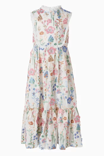 Everly Embroidered Maxi Dress