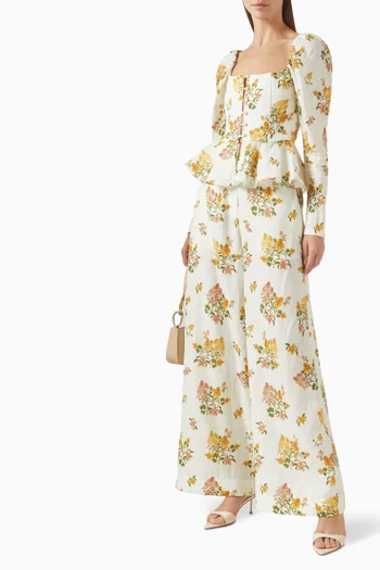 Bromelia Cordillera Top in Linen