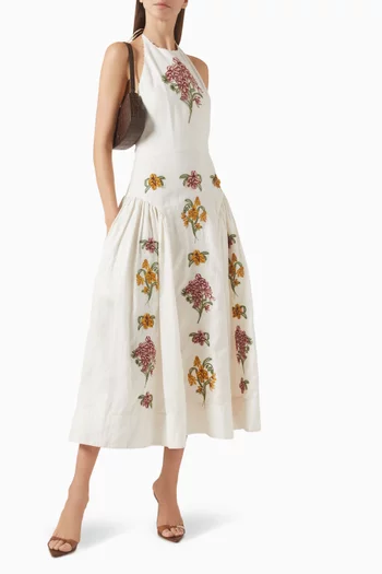 Balsa Cordillera Dress in Linen