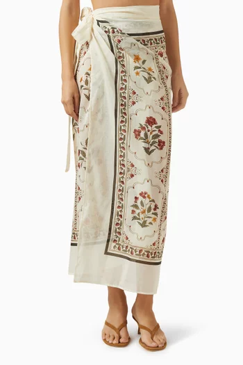 Lavanda Andes Pareo in Cotton Blend