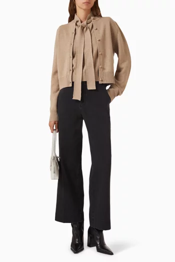 Tie-up Tank Top in Cashmere