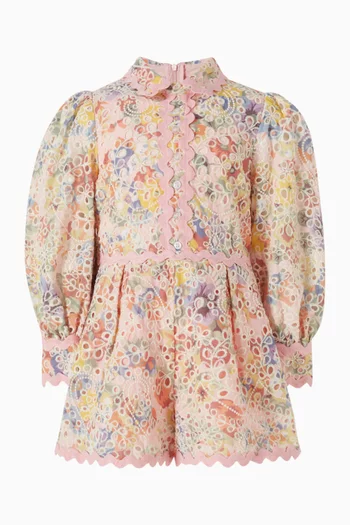 Alanna Embroidered Romper