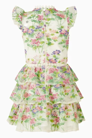 Clementine Embroidered Mini Dress