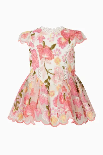 Avery Embroidered Dress