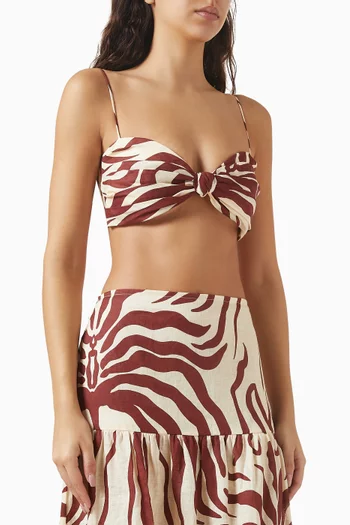 بلوزة نودوس ديل مار كتان