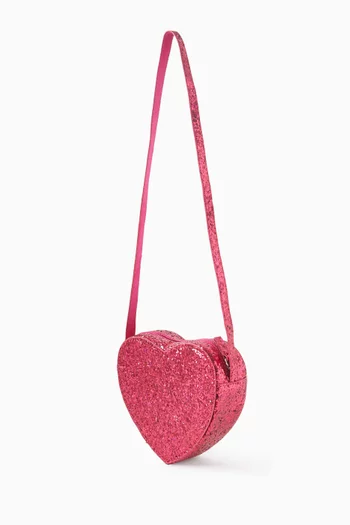 حقيبة كتف مطرزة بالترتر 