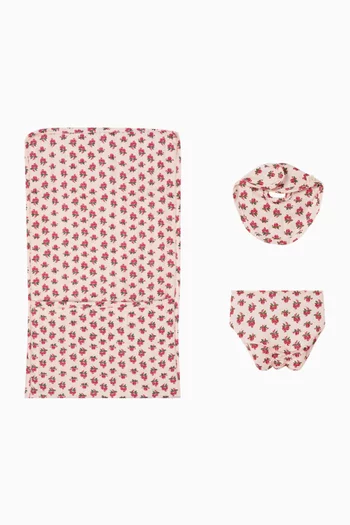 مجموعة حضانة للدمى قطن، 3 قطع