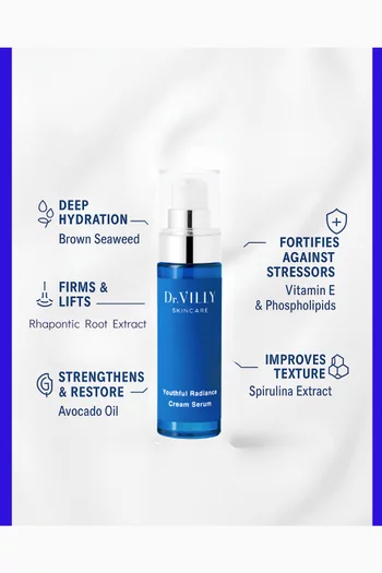 سيروم كريمي لإشراقة شبابية، 30 ملل