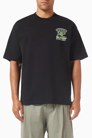 Terrain-print T-shirt in Cotton