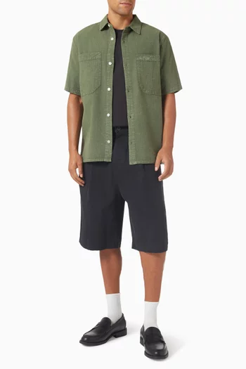 Jive Logo-embroidered T-shirt in Cotton