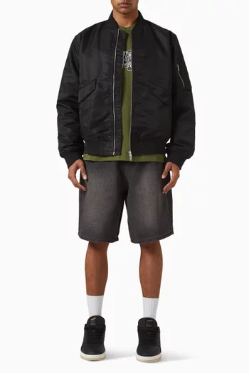 Baggy Bermuda Shorts in Denim