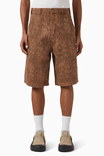 Printed Work Bermuda Shorts
