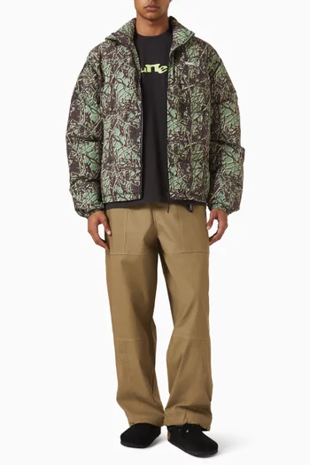 TRS Belted Pants in Stretch-cotton