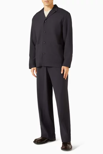 جاكيت شيلدون بوبلين مزيج صوف