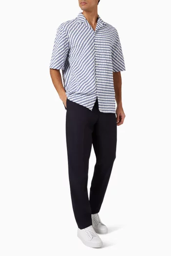 Eren Shirt in Textured Cotton