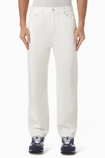 بنطال جينز فينتج بقصة ساق مستقيمة دينم