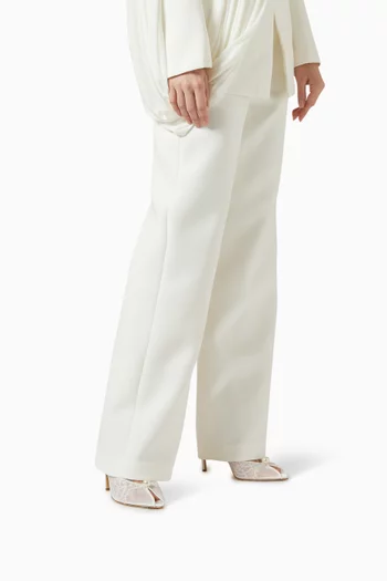 Debby 100 Mules in Mesh