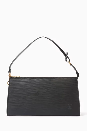 حقيبة إكسسوارات بوشيت جلد إيبي