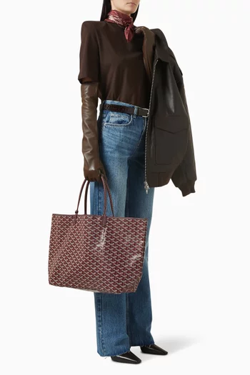 Unused Saint Louis GM Tote Bag in Goyardine Canvas