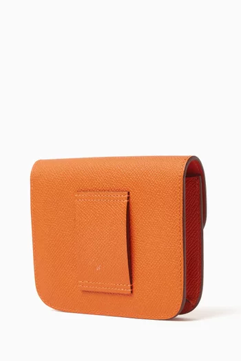 Unused Constance Slim Wallet in Epsom Leather
