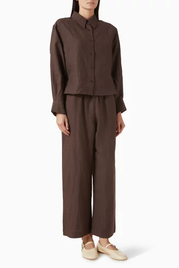 4 Tie Co-ord Set in Linen