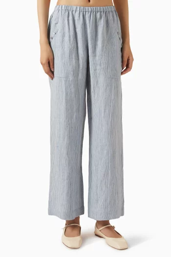 Angle Pocket Pants in Linen