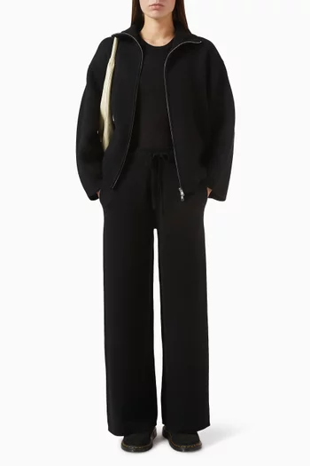 Double-knit Pants in Wool-cashmere Blend